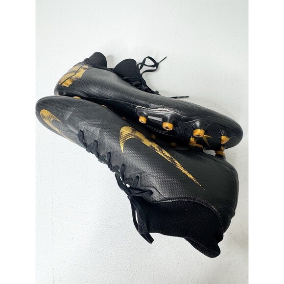 Nike Mercurial Superfly 6 FG Men’s Soccer Cleats Black Gold Size 10 - Picture 6 of 7
